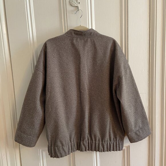 Max Studio Brushed Knit Striped Jacket - Picture 4 of 5